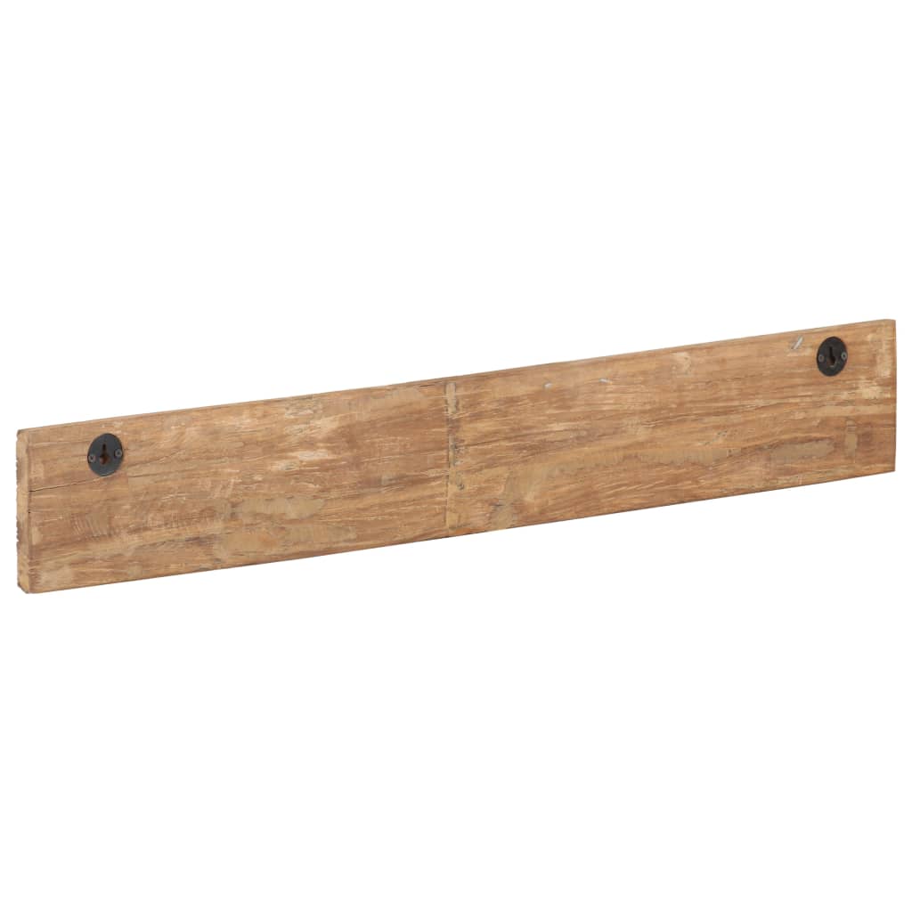 Wandkapstok met 5 haken 100x2,5x15 cm massief gerecycled hout is nu te koop bij PeponiXL, paradijselijk wonen!