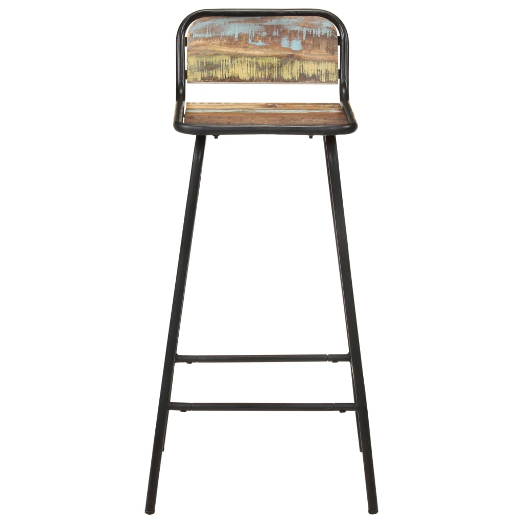 Barstoelen 2 st massief gerecycled hout is nu te koop bij PeponiXL, paradijselijk wonen!