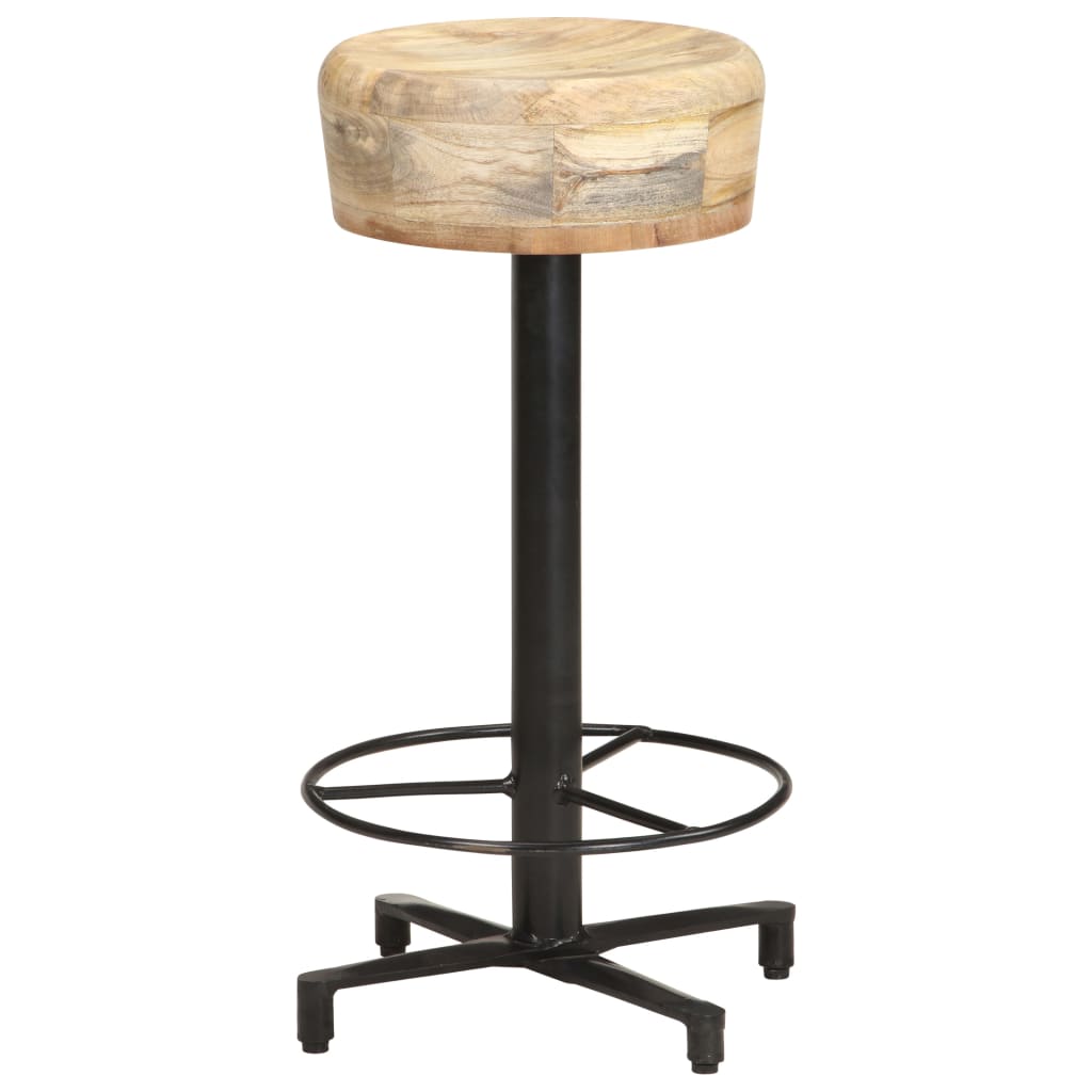 Barkrukken 2 st 66 cm massief mangohout is nu te koop bij PeponiXL, paradijselijk wonen!