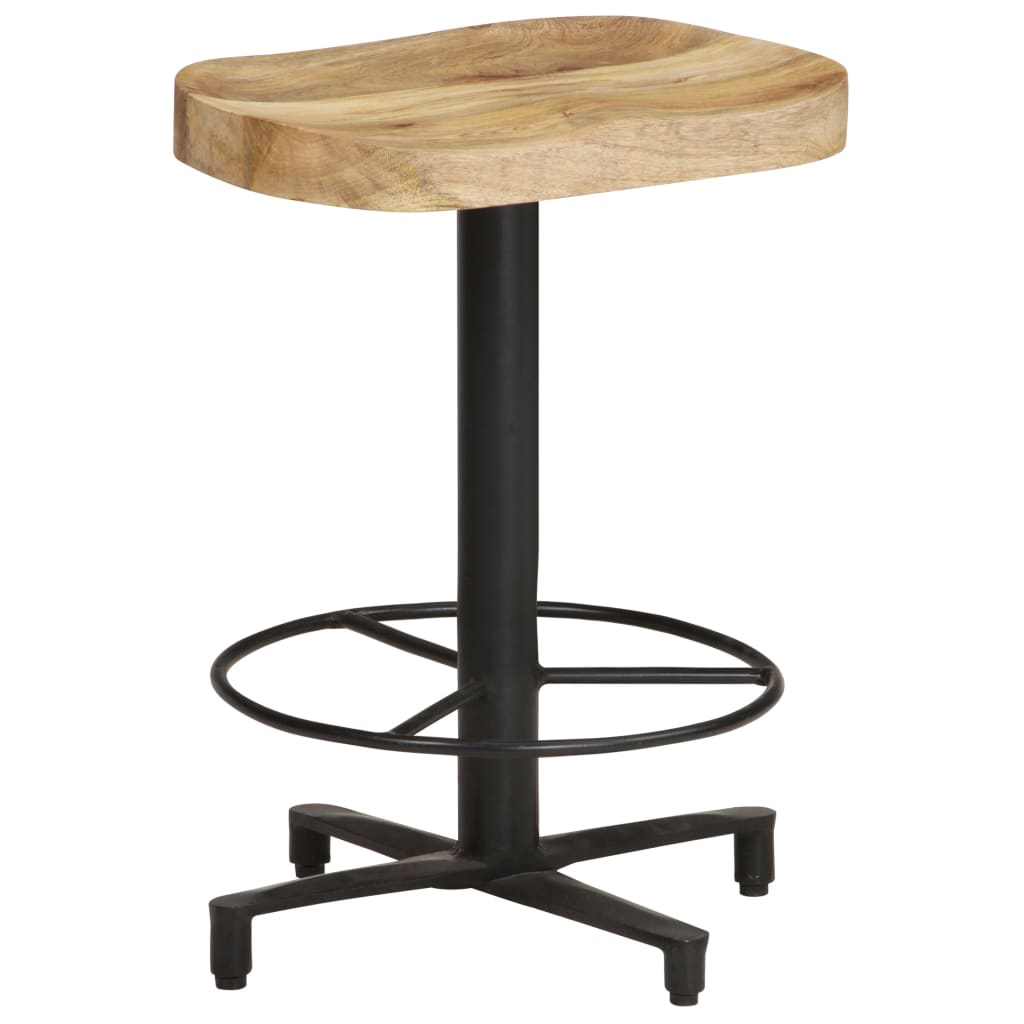 Barkrukken 2 st 52 cm massief mangohout is nu te koop bij PeponiXL, paradijselijk wonen!