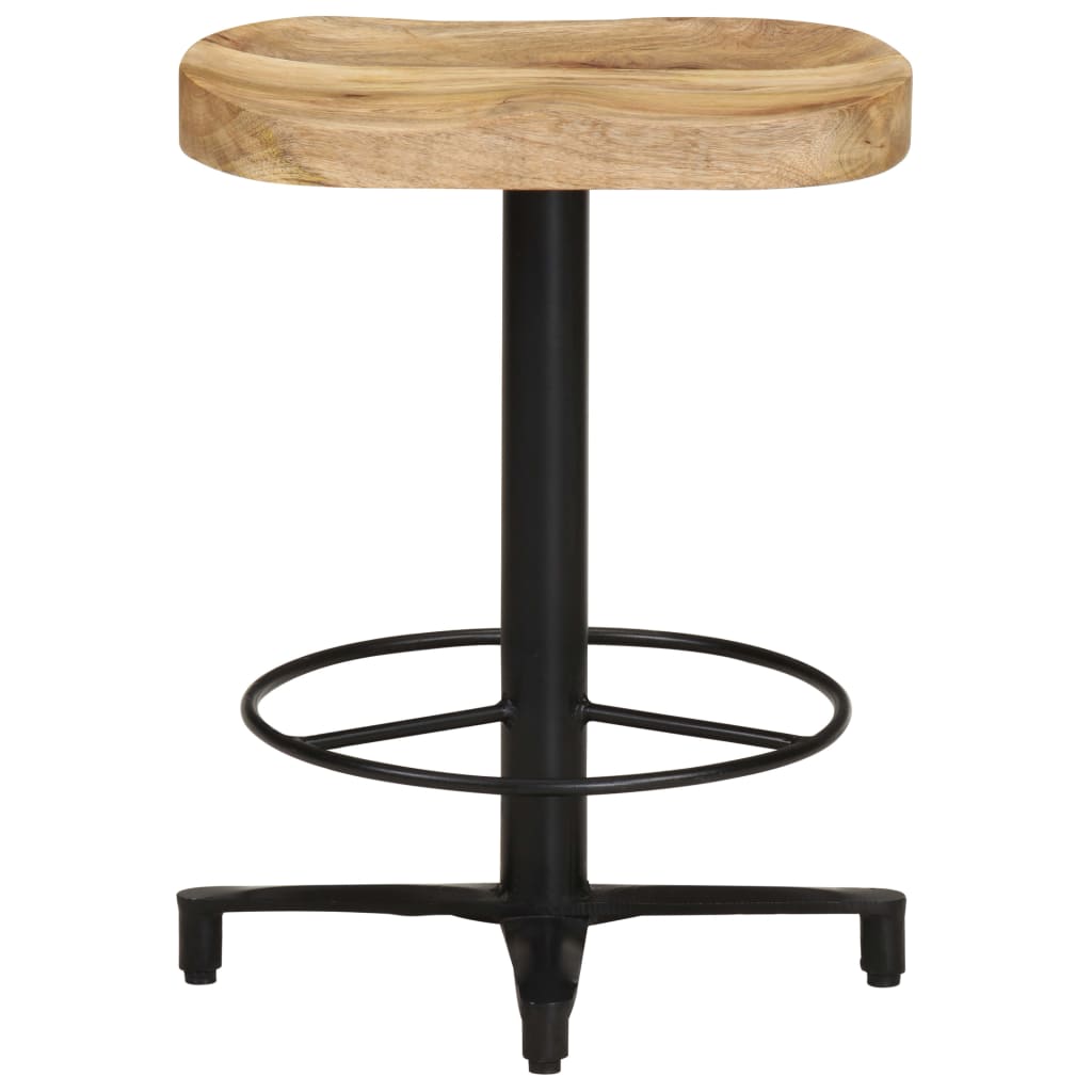 Barkrukken 2 st 52 cm massief mangohout is nu te koop bij PeponiXL, paradijselijk wonen!