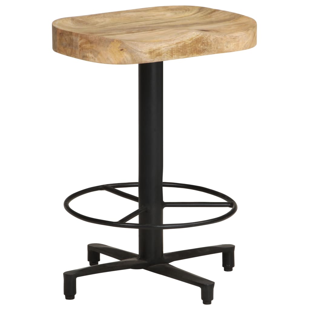 Barkrukken 2 st 52 cm massief mangohout is nu te koop bij PeponiXL, paradijselijk wonen!