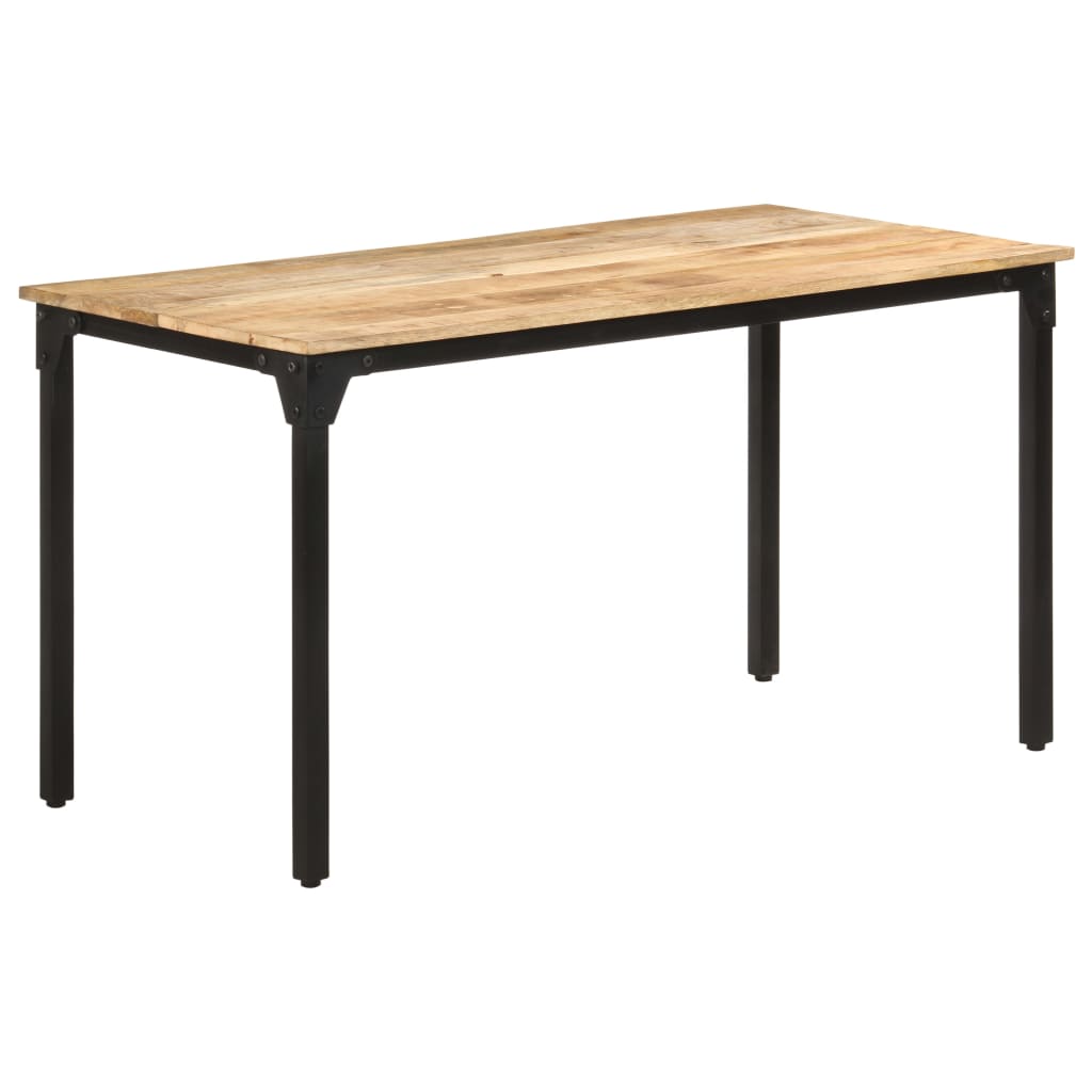 Eettafel 140x70x76 cm ruw mangohout is nu te koop bij PeponiXL, paradijselijk wonen!