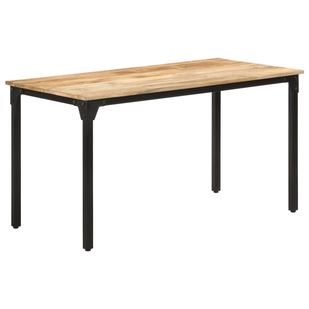 Eettafel 140x70x76 cm ruw mangohout is nu te koop bij PeponiXL, paradijselijk wonen!