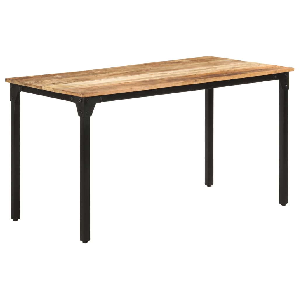 Eettafel 140x70x76 cm ruw mangohout is nu te koop bij PeponiXL, paradijselijk wonen!