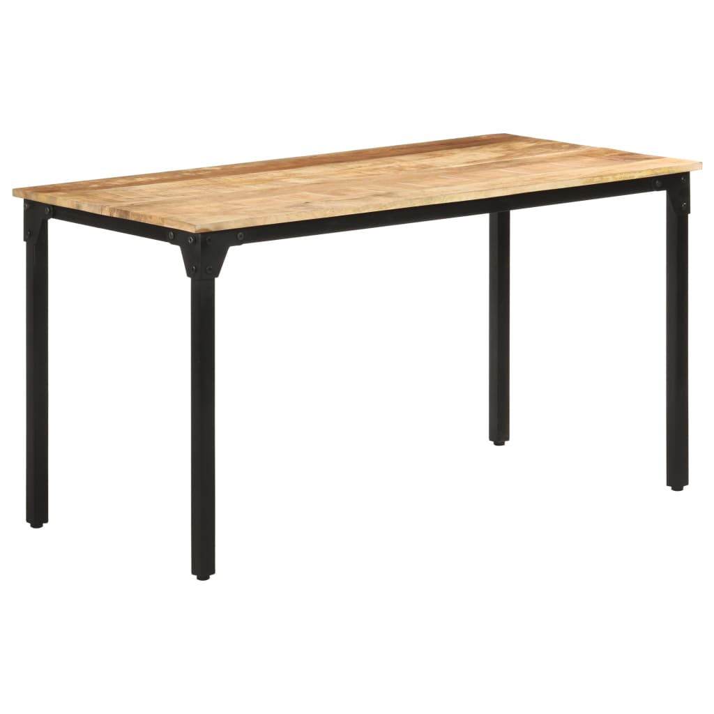 Eettafel 140x70x76 cm ruw mangohout is nu te koop bij PeponiXL, paradijselijk wonen!