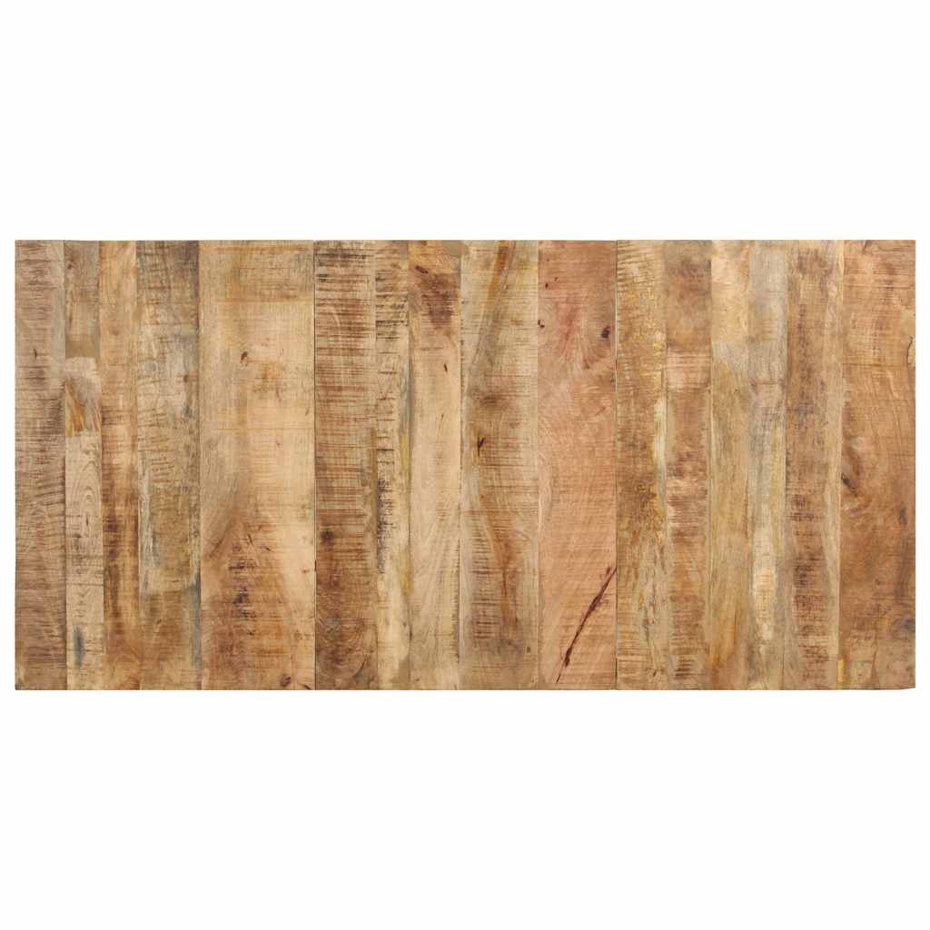 Eettafel 160x80x76 cm ruw mangohout is nu te koop bij PeponiXL, paradijselijk wonen!