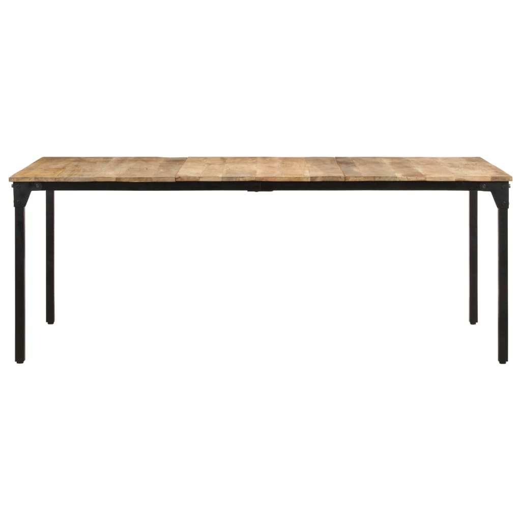 Eettafel 200x100x76 cm ruw mangohout is nu te koop bij PeponiXL, paradijselijk wonen!