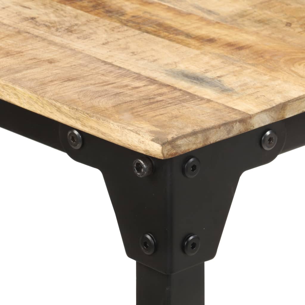 Eettafel 200x100x76 cm ruw mangohout is nu te koop bij PeponiXL, paradijselijk wonen!