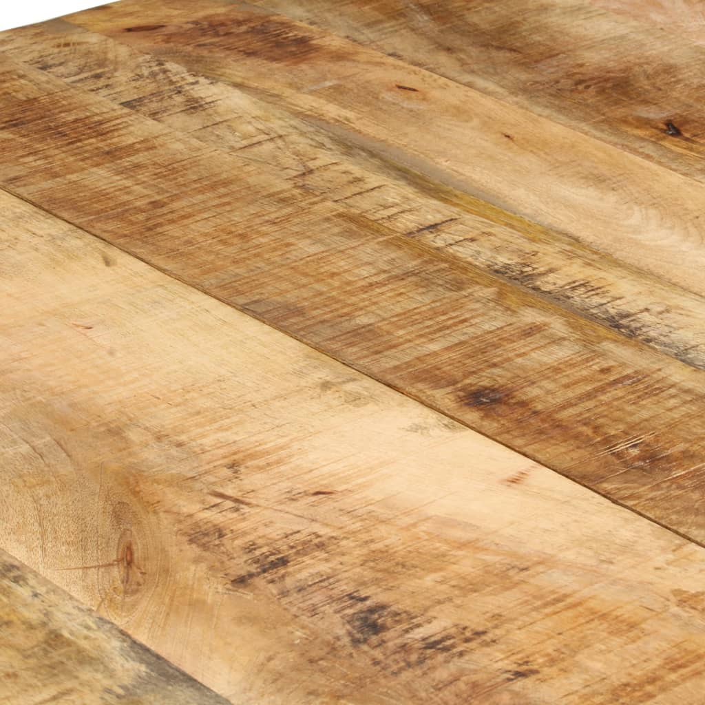 Eettafel 200x100x76 cm ruw mangohout is nu te koop bij PeponiXL, paradijselijk wonen!
