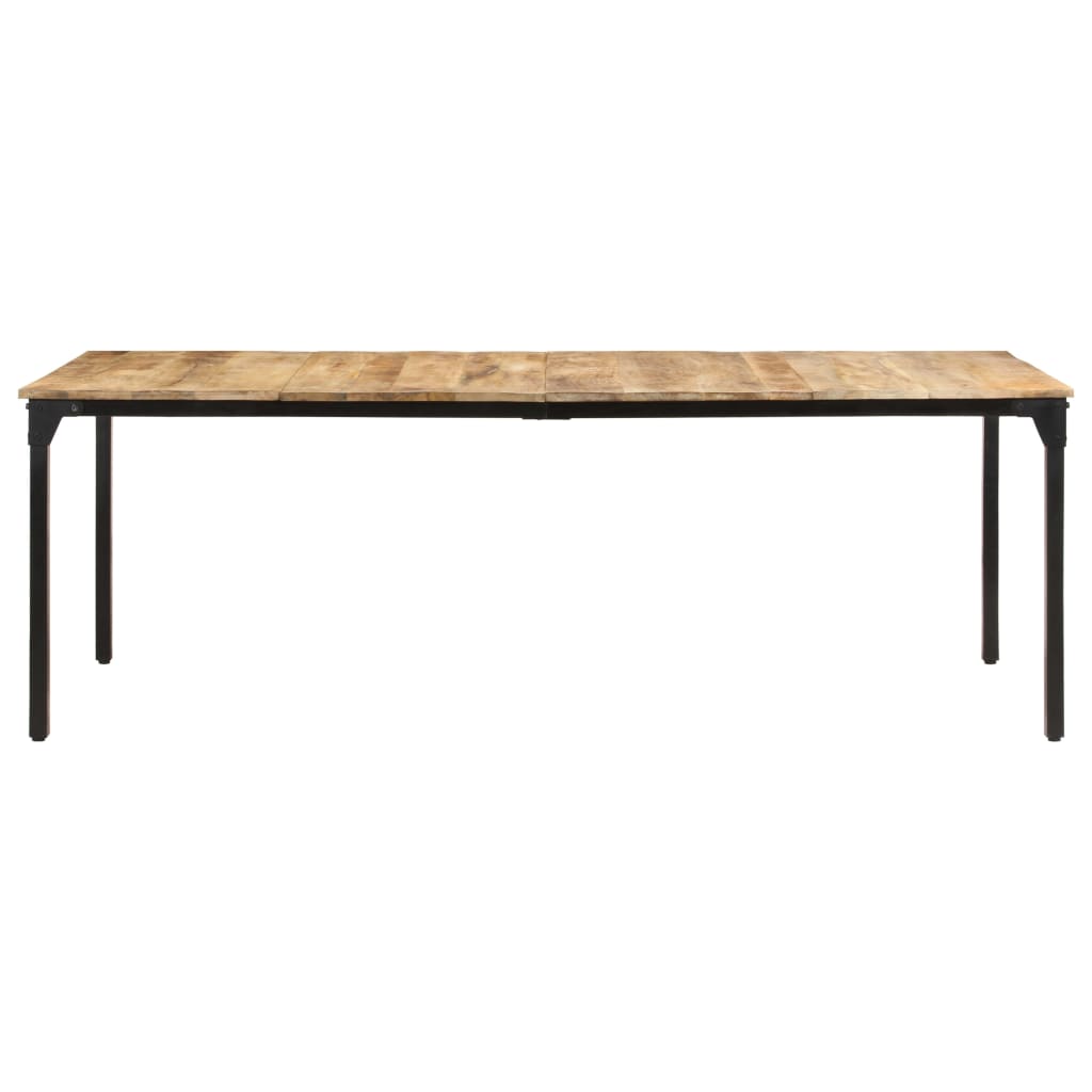 Eettafel 220x100x76 cm ruw mangohout is nu te koop bij PeponiXL, paradijselijk wonen!
