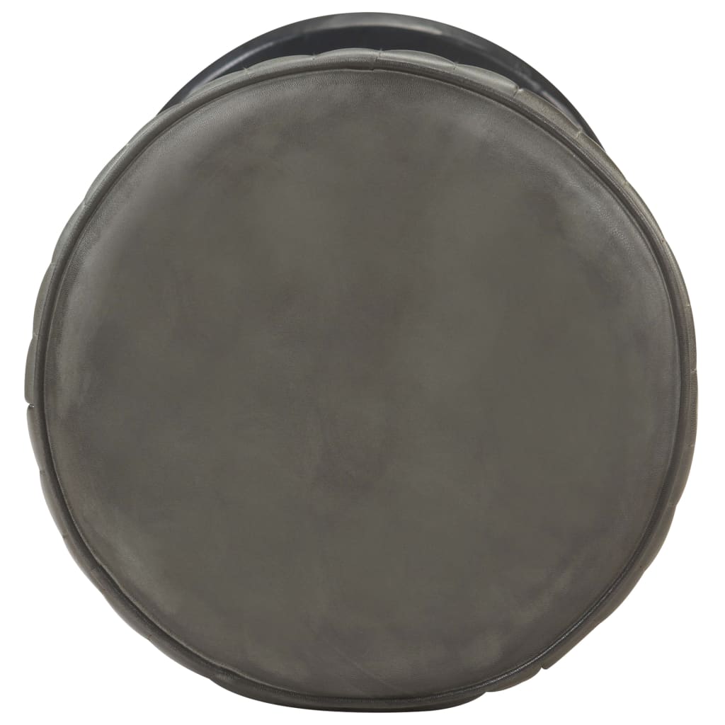 Barkruk echt leer verweerd grijs is nu te koop bij PeponiXL, paradijselijk wonen!