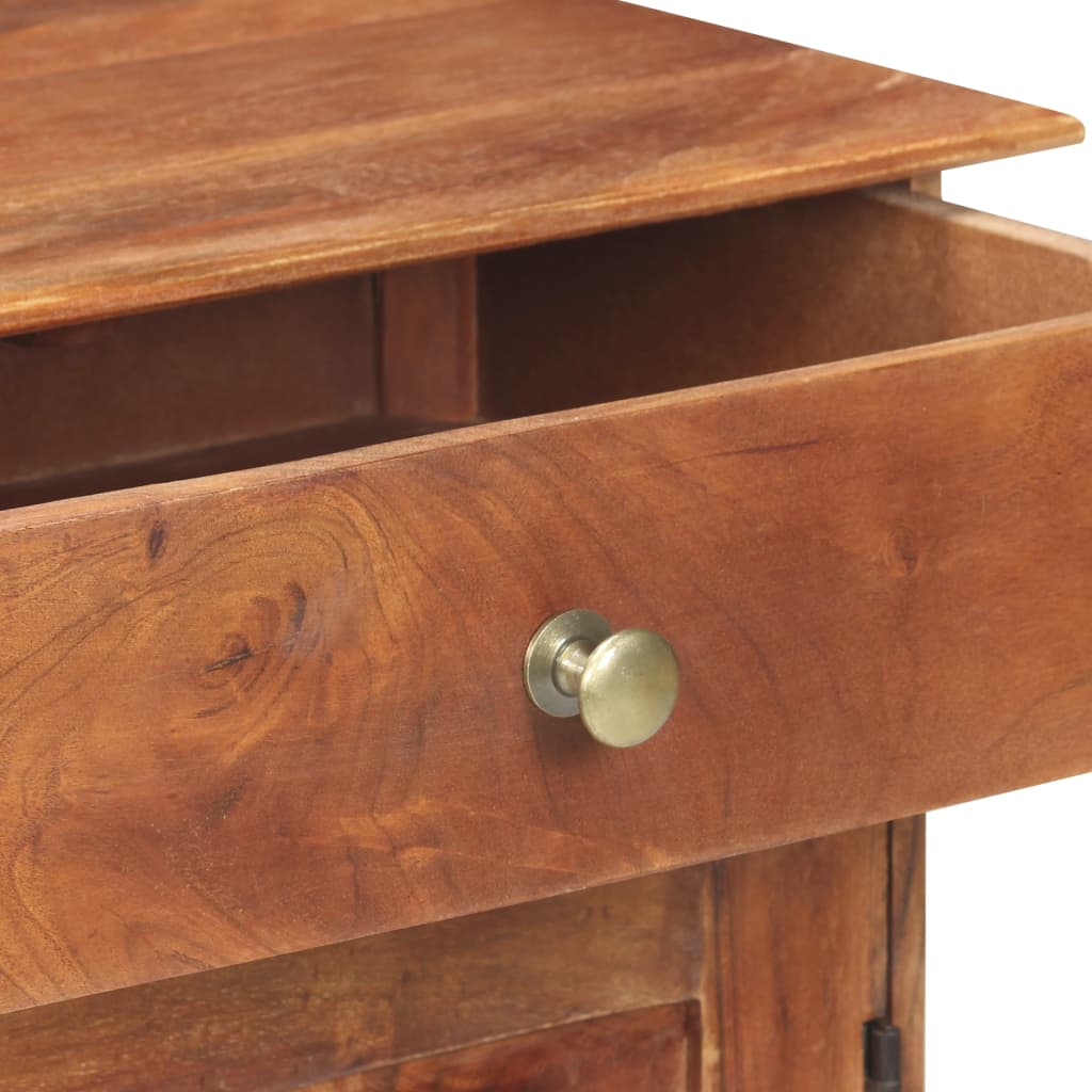Dressoir 135x35x75 cm massief acaciahout is nu te koop bij PeponiXL, paradijselijk wonen!