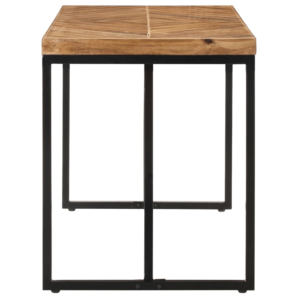 Eettafel 120x60x76 cm massief acaciahout en mangohout is nu te koop bij PeponiXL, paradijselijk wonen!