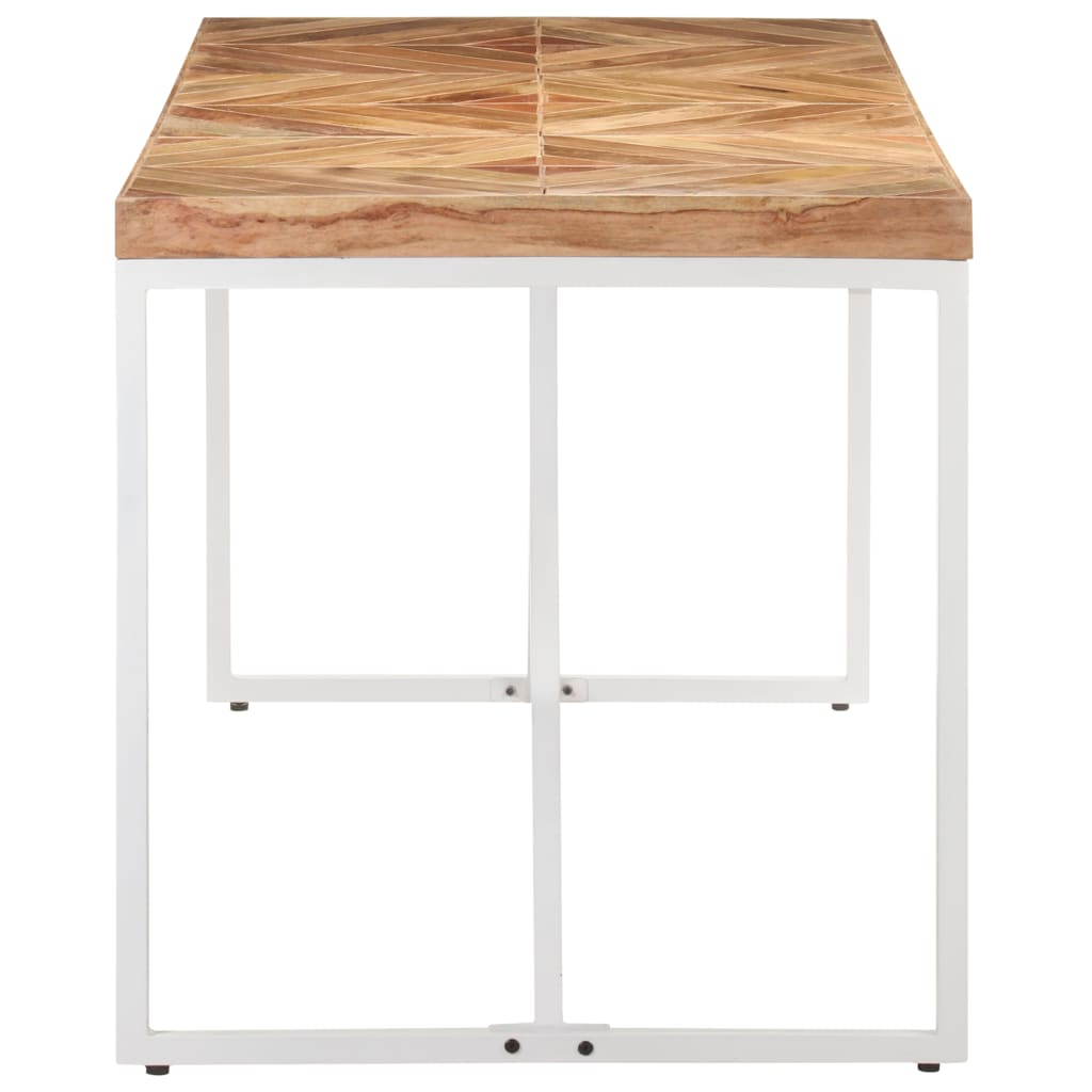 Eettafel 140x70x76 cm massief acaciahout en mangohout is nu te koop bij PeponiXL, paradijselijk wonen!