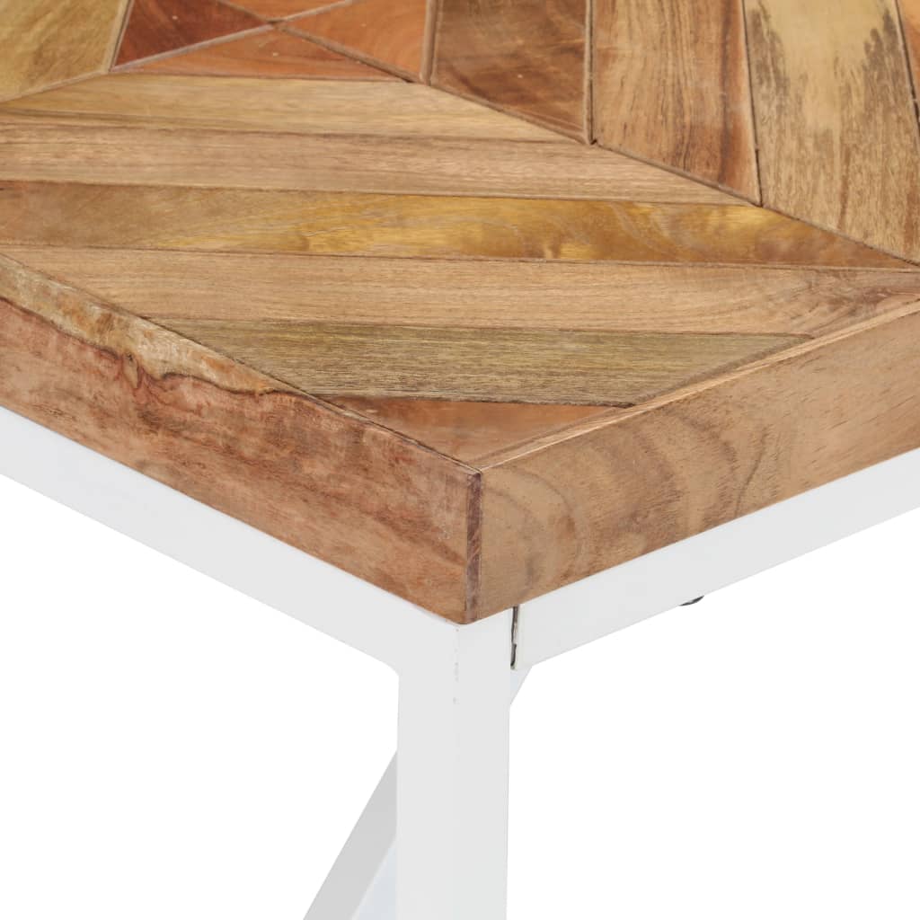 Eettafel 140x70x76 cm massief acaciahout en mangohout is nu te koop bij PeponiXL, paradijselijk wonen!