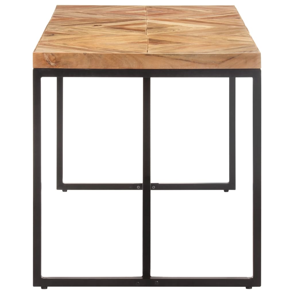 Eettafel 160x70x76 cm massief acaciahout en mangohout is nu te koop bij PeponiXL, paradijselijk wonen!