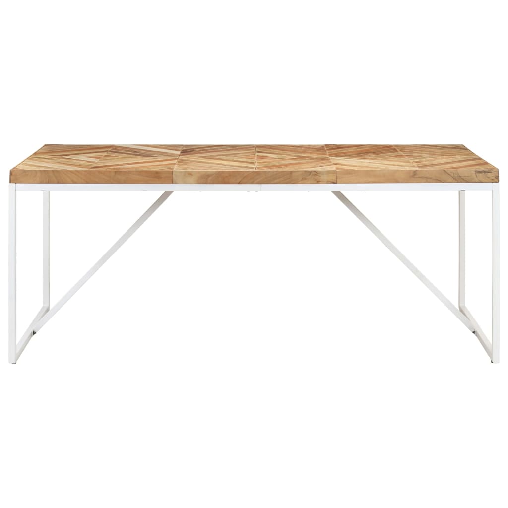 Eettafel 180x90x76 cm massief acaciahout en mangohout is nu te koop bij PeponiXL, paradijselijk wonen!