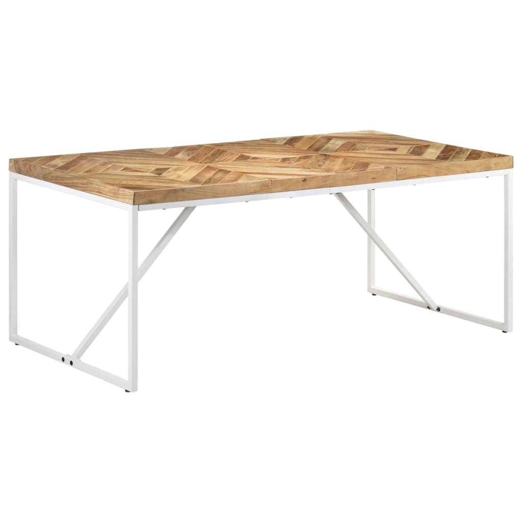 Eettafel 180x90x76 cm massief acaciahout en mangohout is nu te koop bij PeponiXL, paradijselijk wonen!