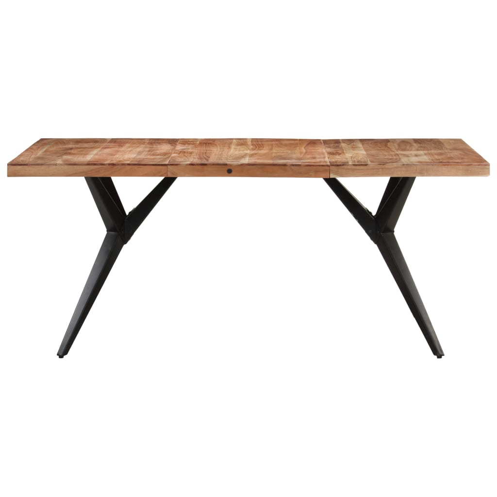 Eettafel 160x80x76 cm massief acaciahout is nu te koop bij PeponiXL, paradijselijk wonen!