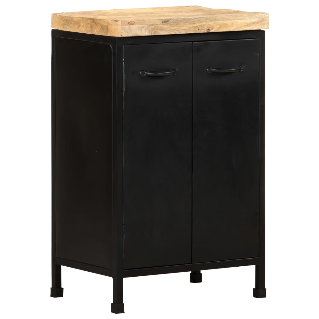 Dressoir 47x35x76 cm ruw mangohout is nu te koop bij PeponiXL, paradijselijk wonen!