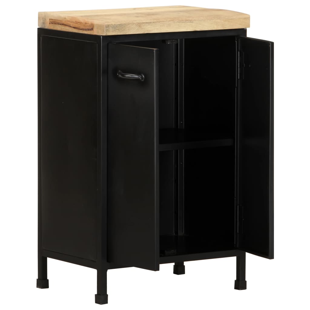 Dressoir 47x35x76 cm ruw mangohout is nu te koop bij PeponiXL, paradijselijk wonen!