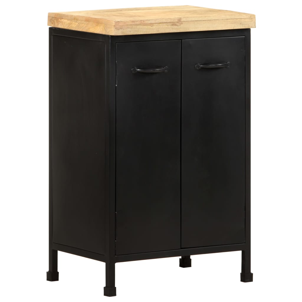 Dressoir 47x35x76 cm ruw mangohout is nu te koop bij PeponiXL, paradijselijk wonen!