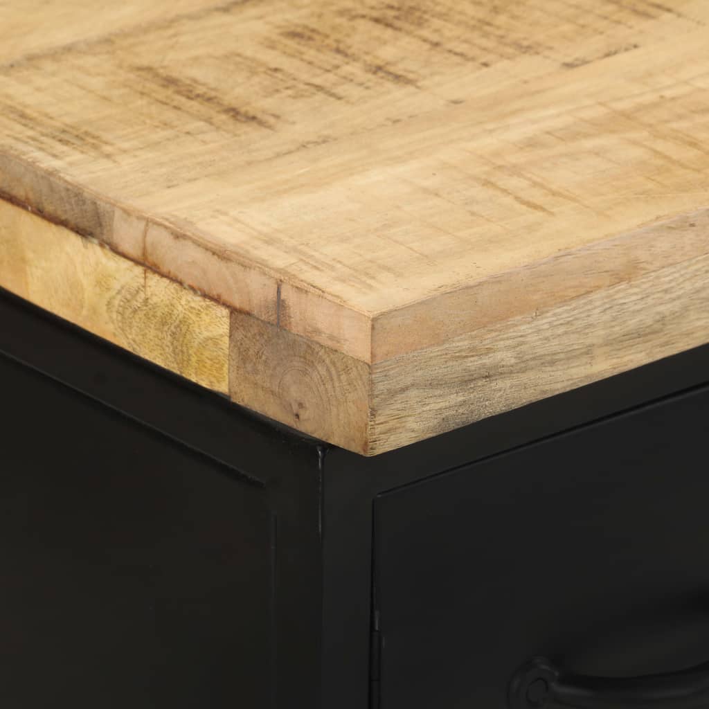 Dressoir 47x35x76 cm ruw mangohout is nu te koop bij PeponiXL, paradijselijk wonen!