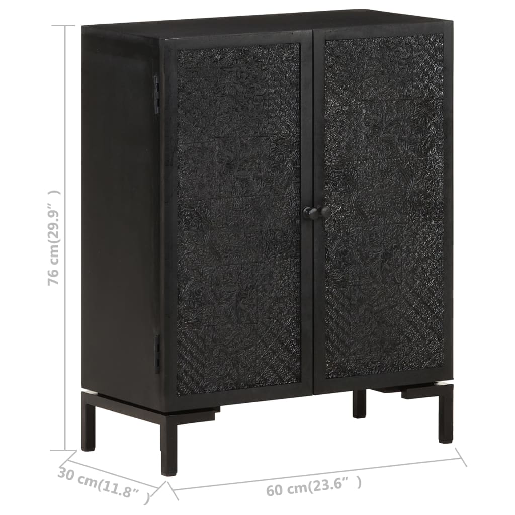 Dressoir 60x30x76 cm massief mangohout is nu te koop bij PeponiXL, paradijselijk wonen!
