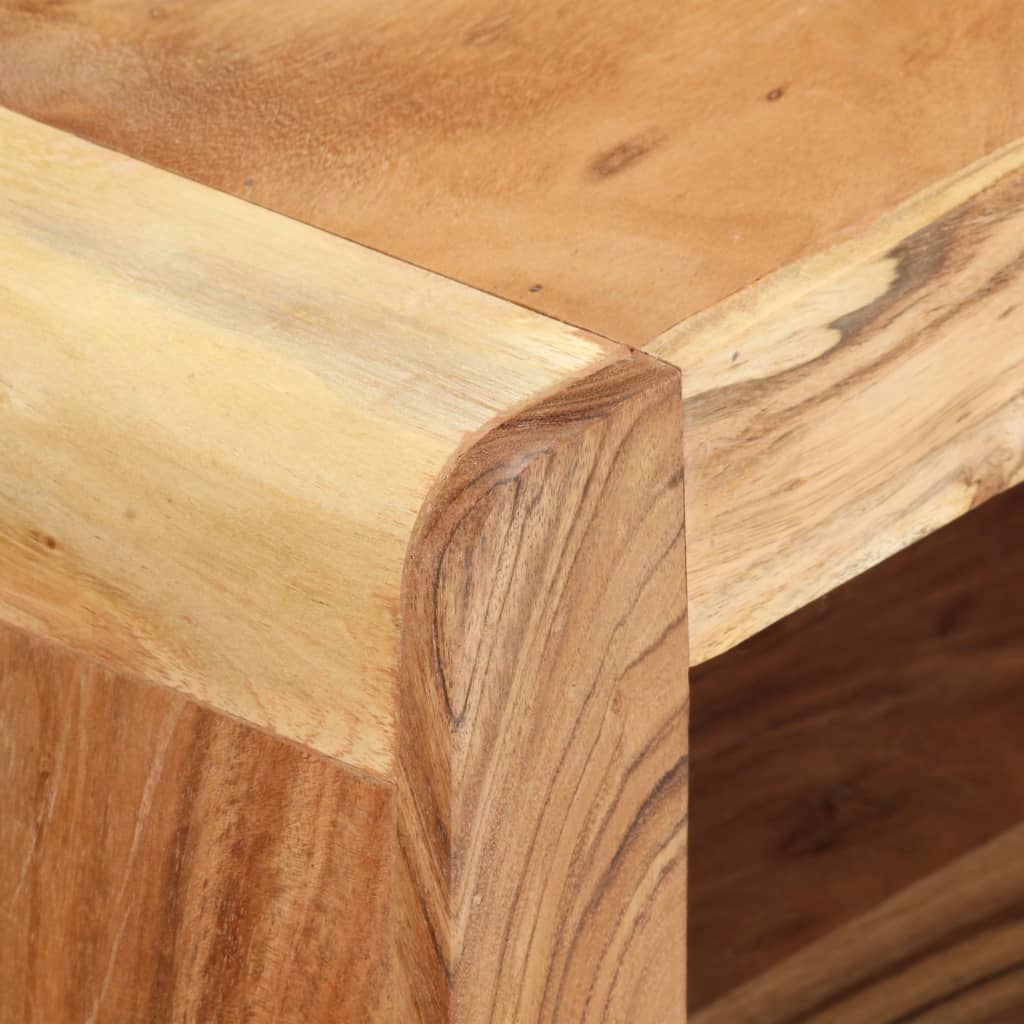 2-delig Tv-meubel massief acaciahout is nu te koop bij PeponiXL, paradijselijk wonen!