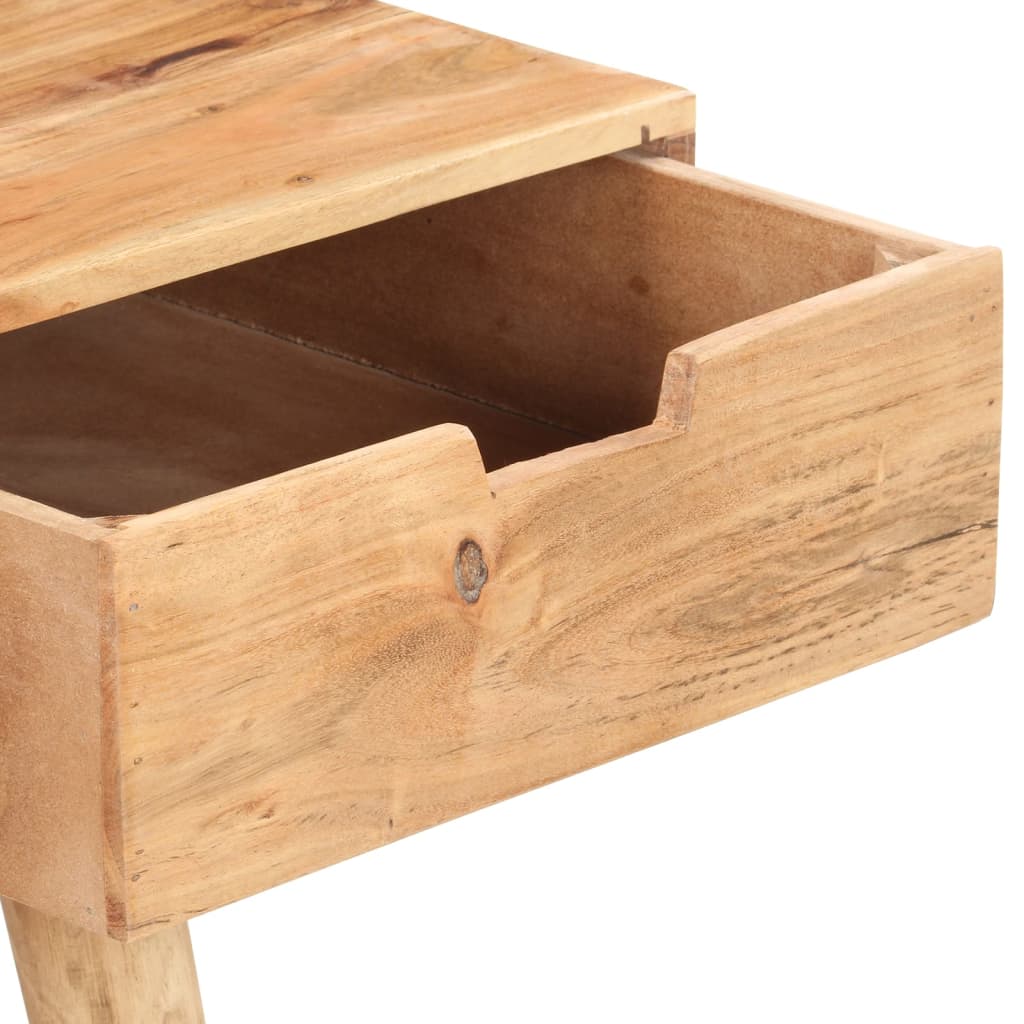 Kaptafel met spiegel 112x45x76 cm massief acaciahout is nu te koop bij PeponiXL, paradijselijk wonen!