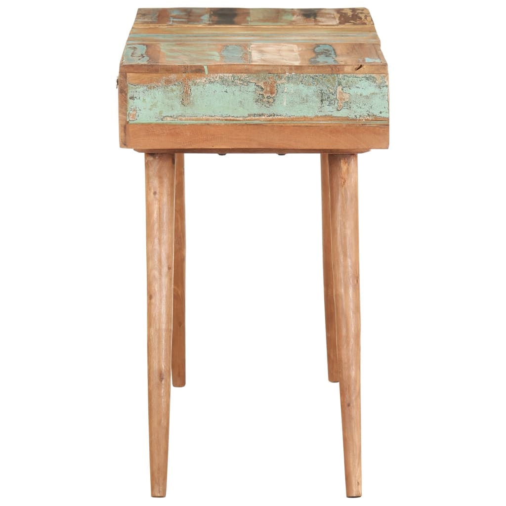Kaptafel met spiegel 112x45x76 cm massief gerecycled hout is nu te koop bij PeponiXL, paradijselijk wonen!