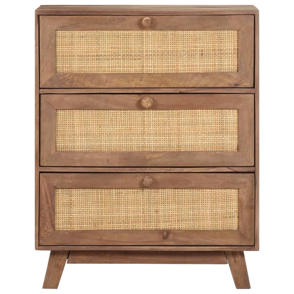 Dressoir 61x35x76 cm massief mangohout is nu te koop bij PeponiXL, paradijselijk wonen!