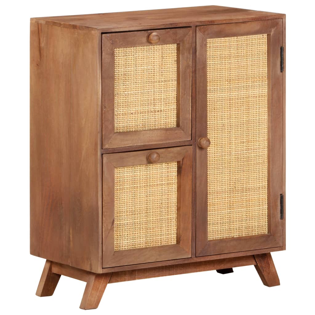 Dressoir 60x35x75 cm massief mangohout is nu te koop bij PeponiXL, paradijselijk wonen!