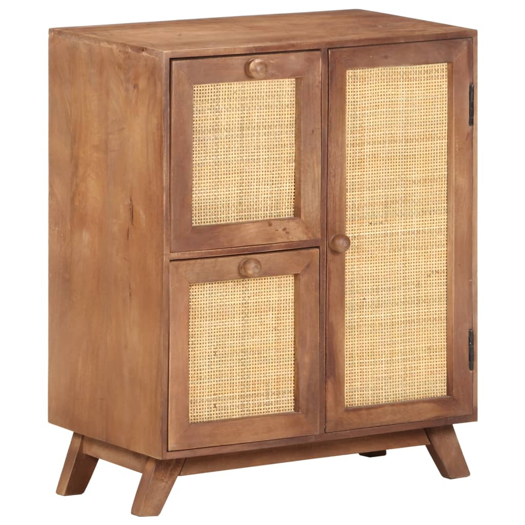 Dressoir 60x35x75 cm massief mangohout is nu te koop bij PeponiXL, paradijselijk wonen!