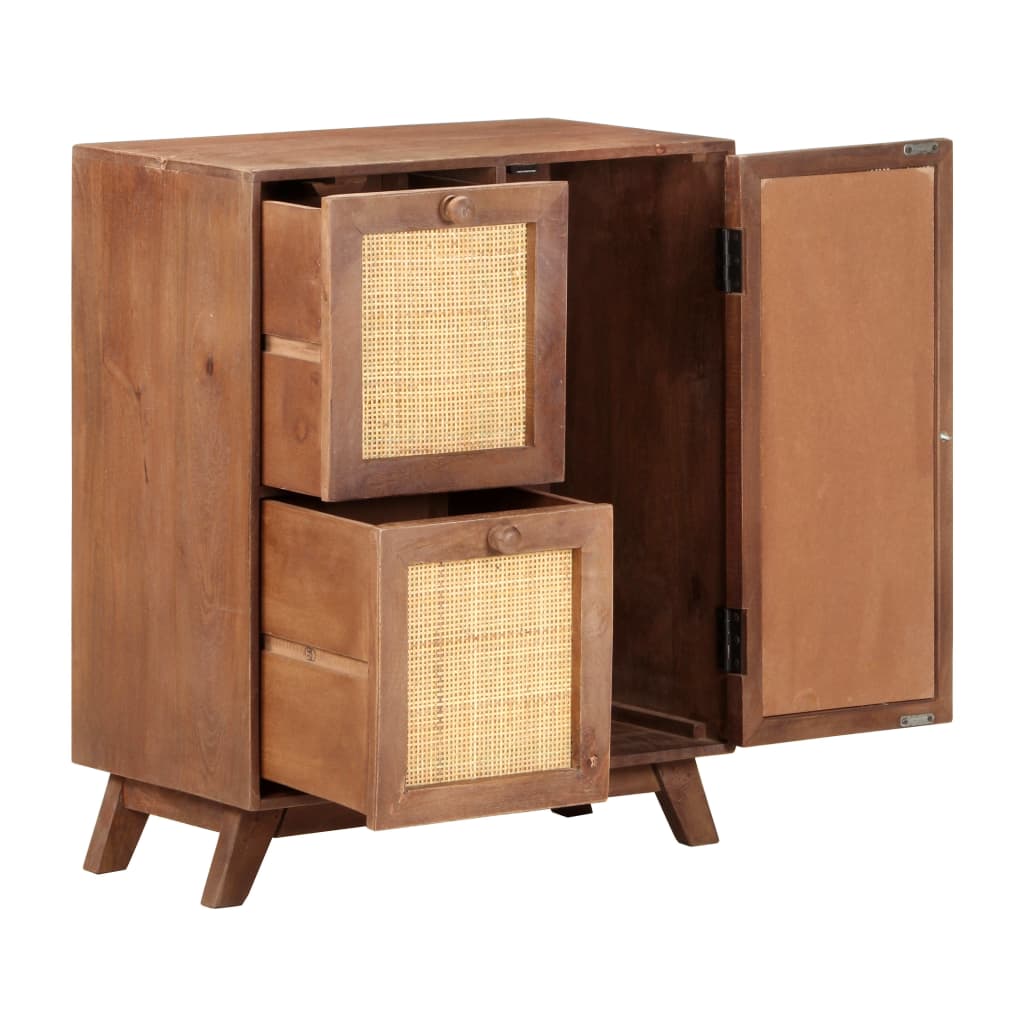 Dressoir 60x35x75 cm massief mangohout is nu te koop bij PeponiXL, paradijselijk wonen!