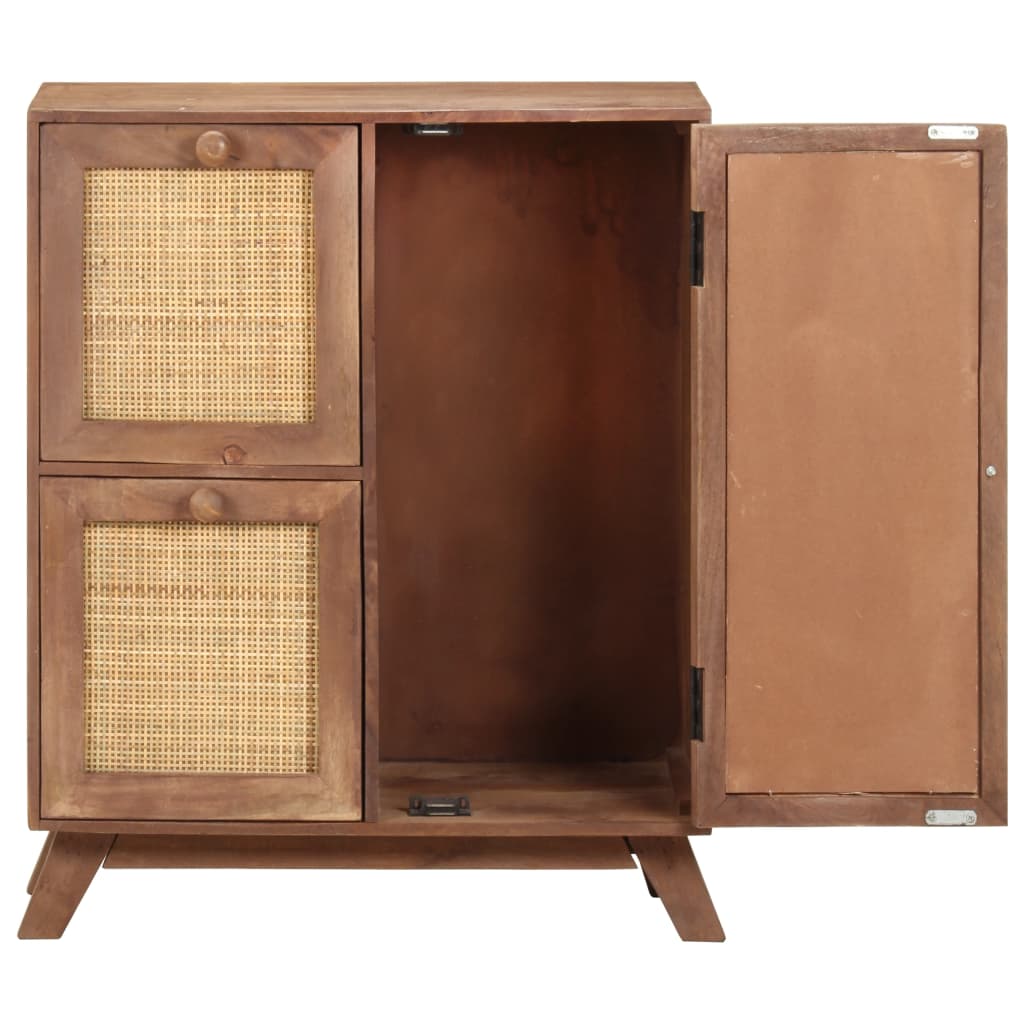 Dressoir 60x35x75 cm massief mangohout is nu te koop bij PeponiXL, paradijselijk wonen!