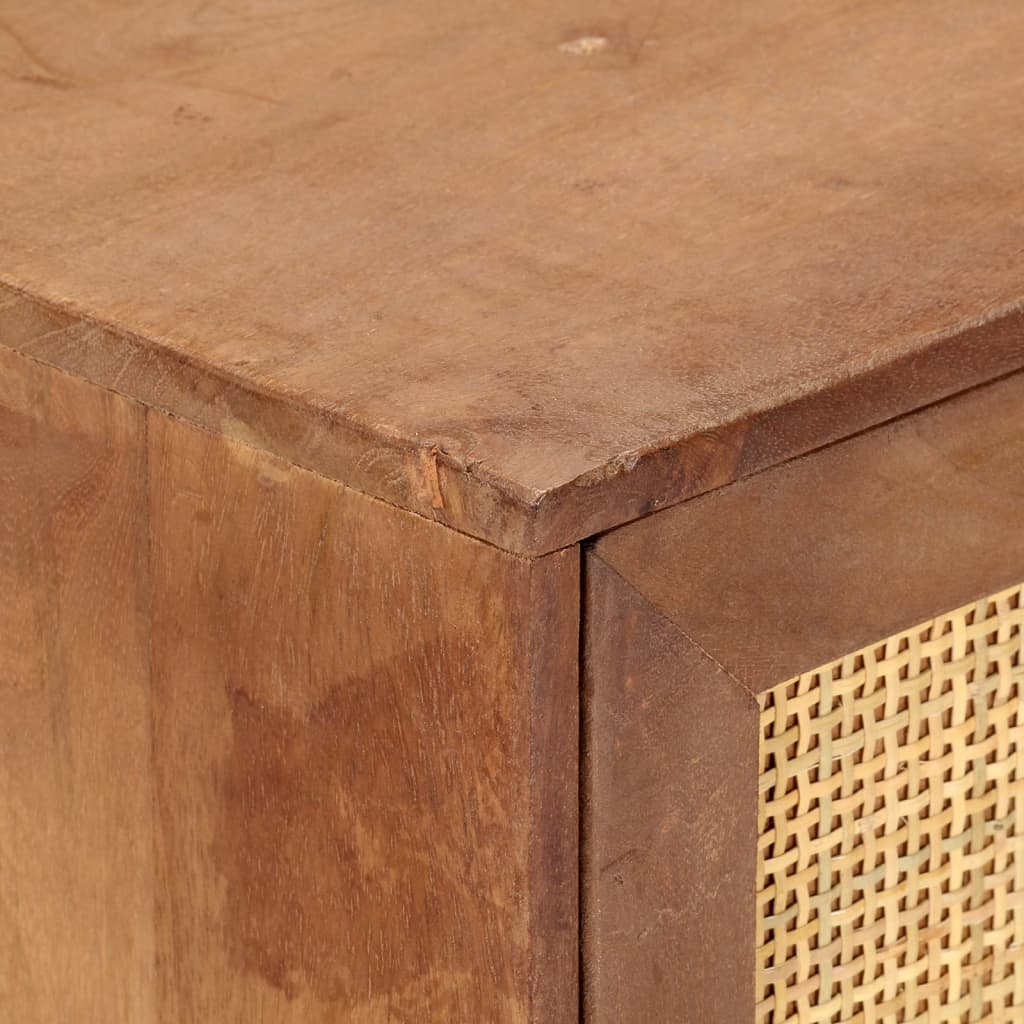 Dressoir 60x35x75 cm massief mangohout is nu te koop bij PeponiXL, paradijselijk wonen!