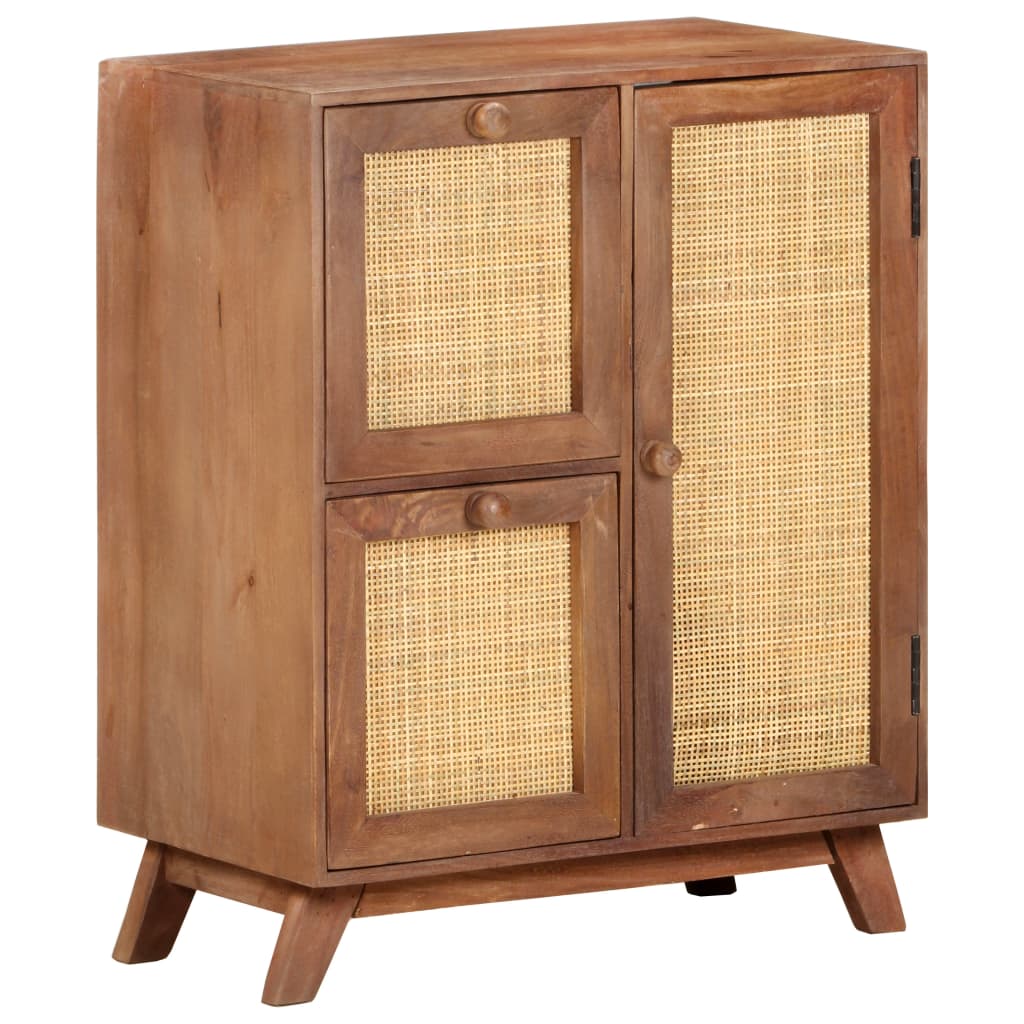 Dressoir 60x35x75 cm massief mangohout is nu te koop bij PeponiXL, paradijselijk wonen!