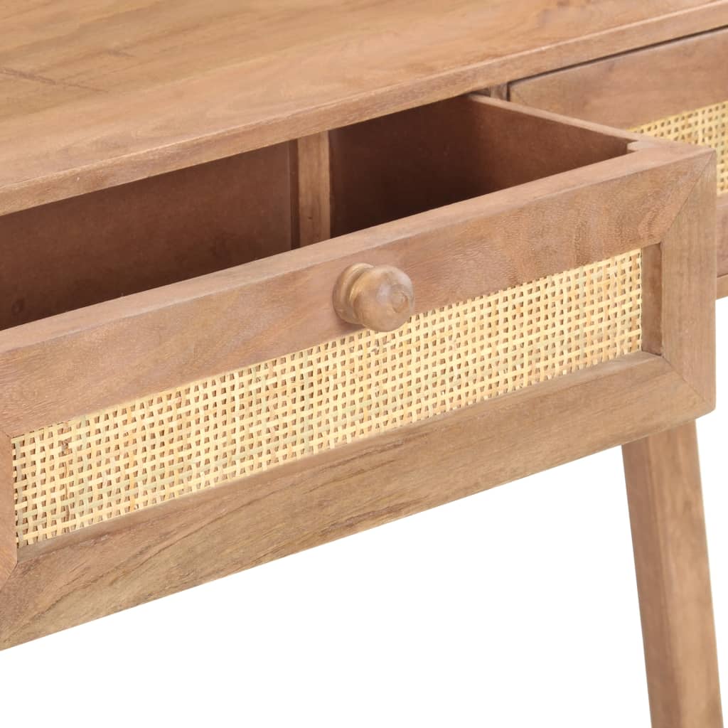 Wandtafel 100x35x76 cm massief mangohout is nu te koop bij PeponiXL, paradijselijk wonen!