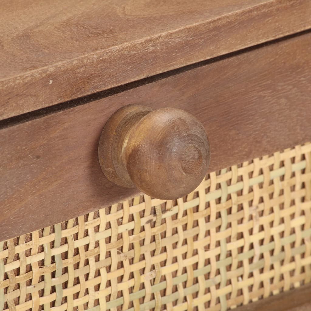 Wandtafel 100x35x76 cm massief mangohout is nu te koop bij PeponiXL, paradijselijk wonen!