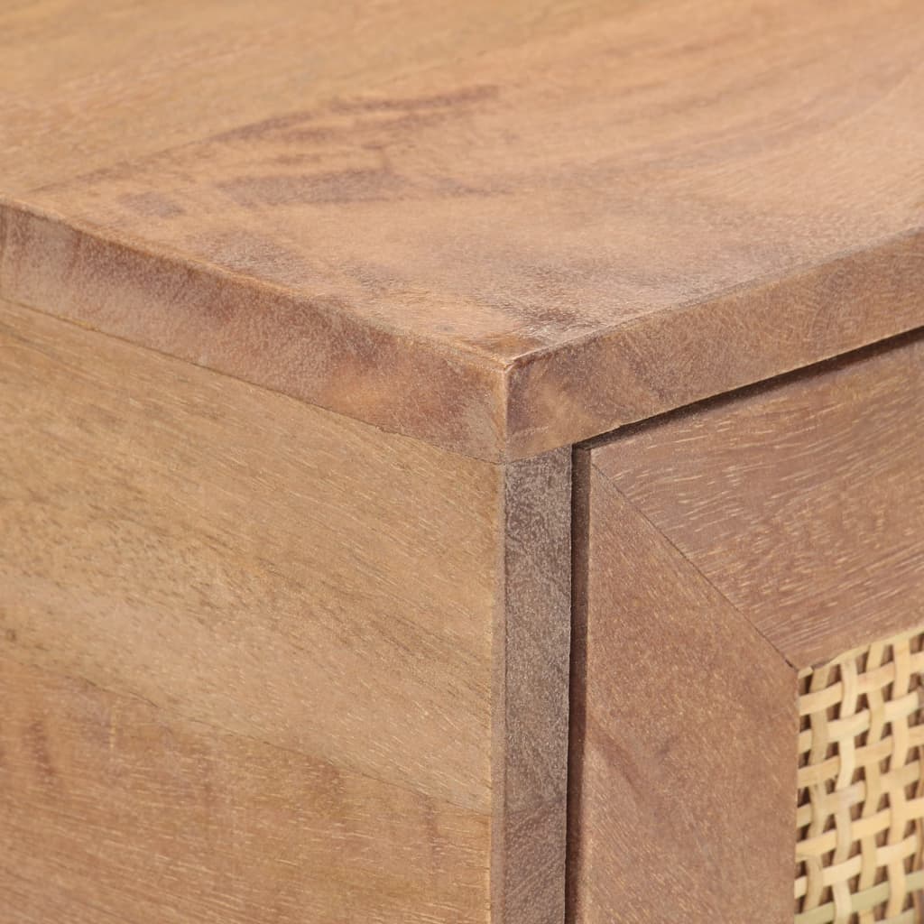 Wandtafel 100x35x76 cm massief mangohout is nu te koop bij PeponiXL, paradijselijk wonen!
