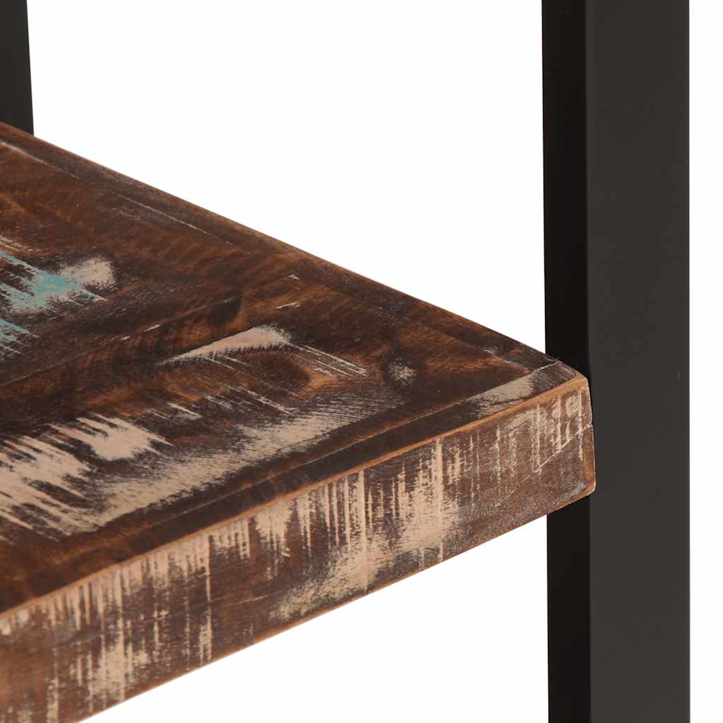 Boekenkast 118x30x200 cm massief gerecycled hout