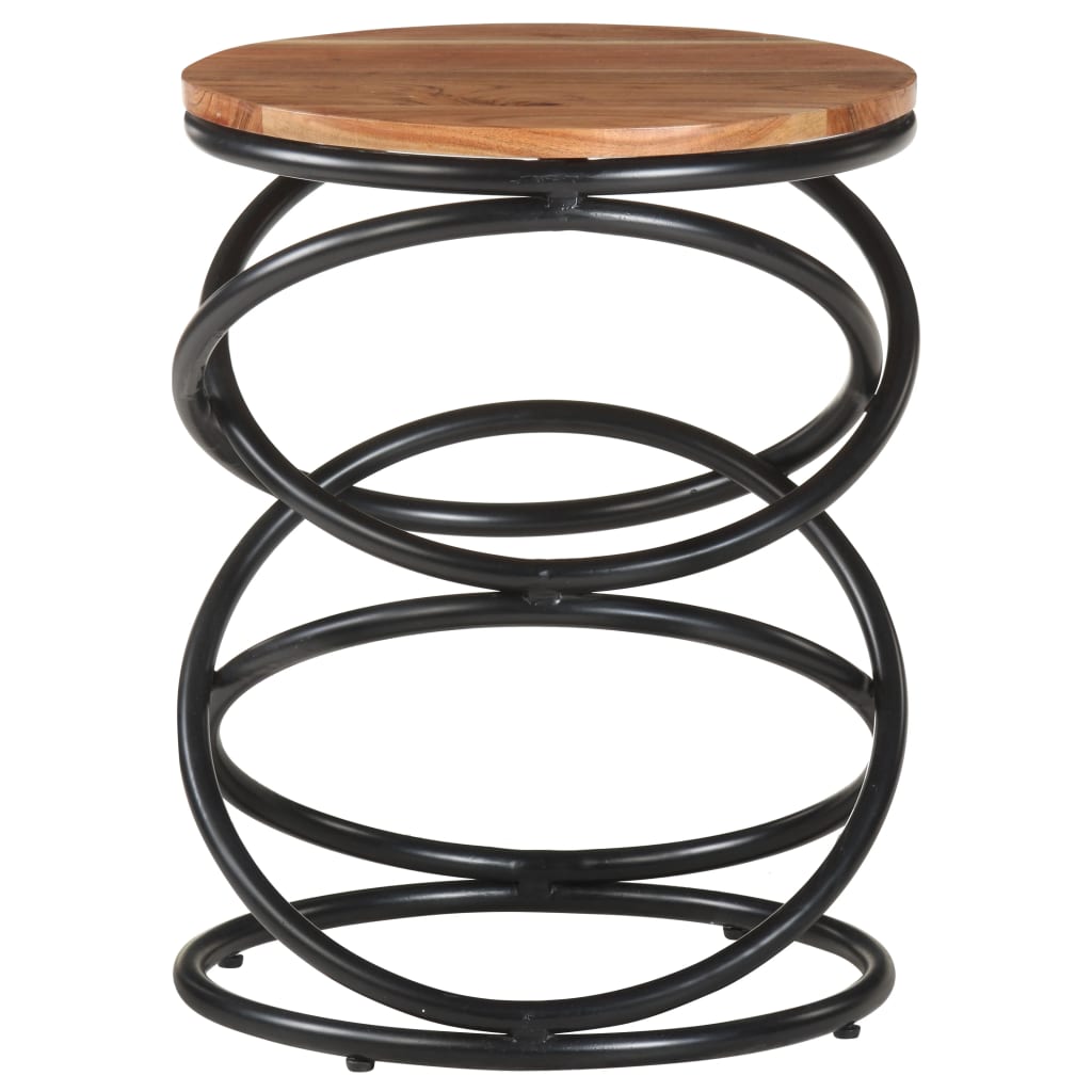 Bijzettafel 40x40x52 cm massief acaciahout is nu te koop bij PeponiXL, paradijselijk wonen!