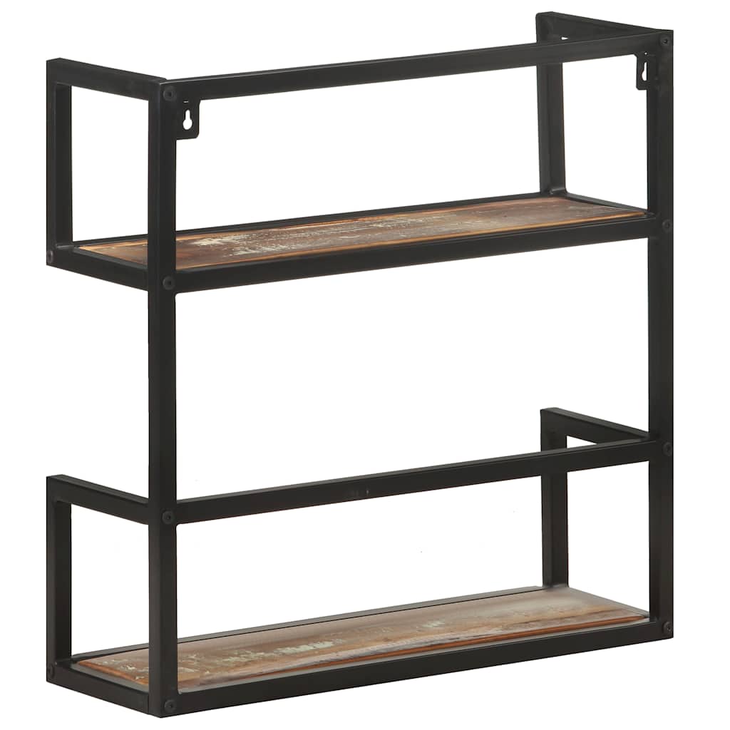 Wandrek 60x20x60 cm massief gerecycled hout