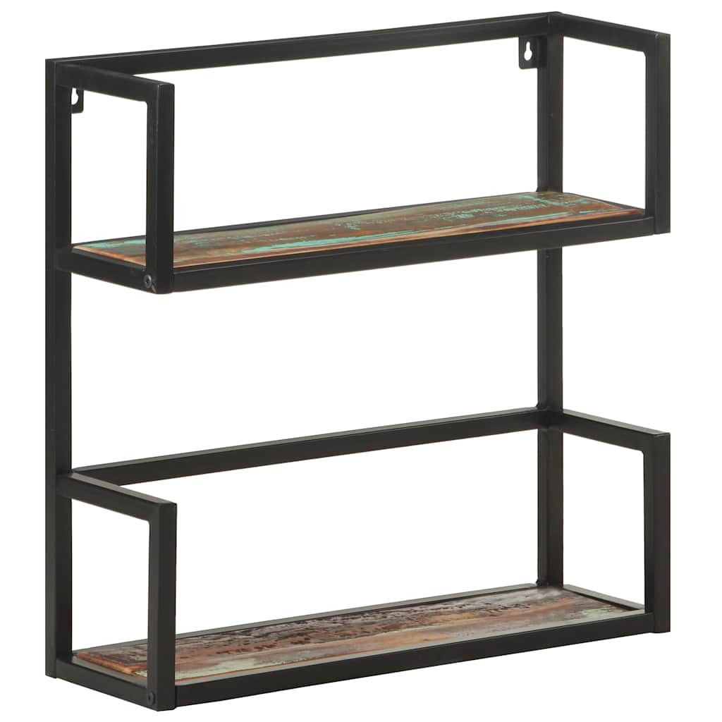 Wandrek 60x20x60 cm massief gerecycled hout