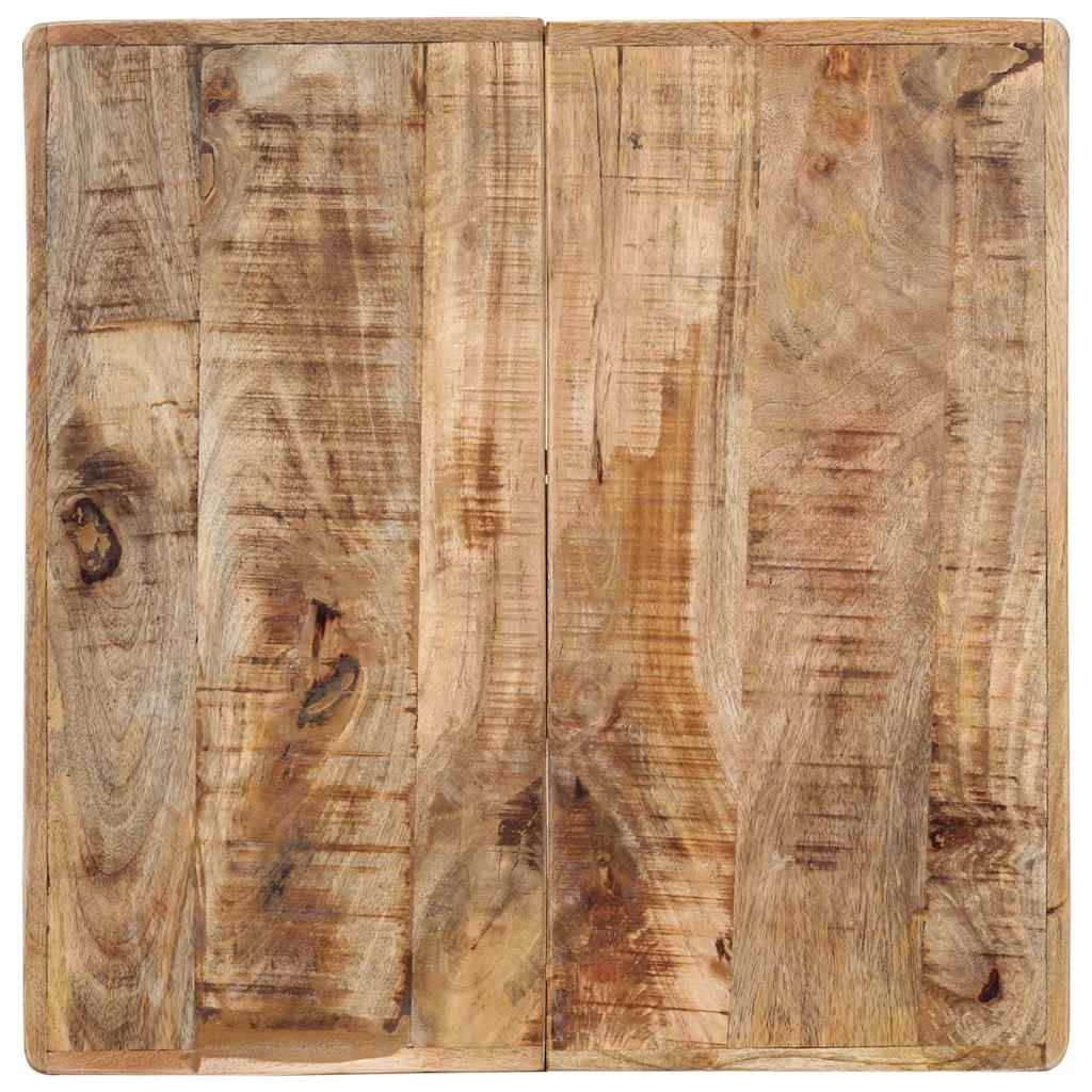 Bistrotafel 60x60x77 cm ruw mangohout is nu te koop bij PeponiXL, paradijselijk wonen!