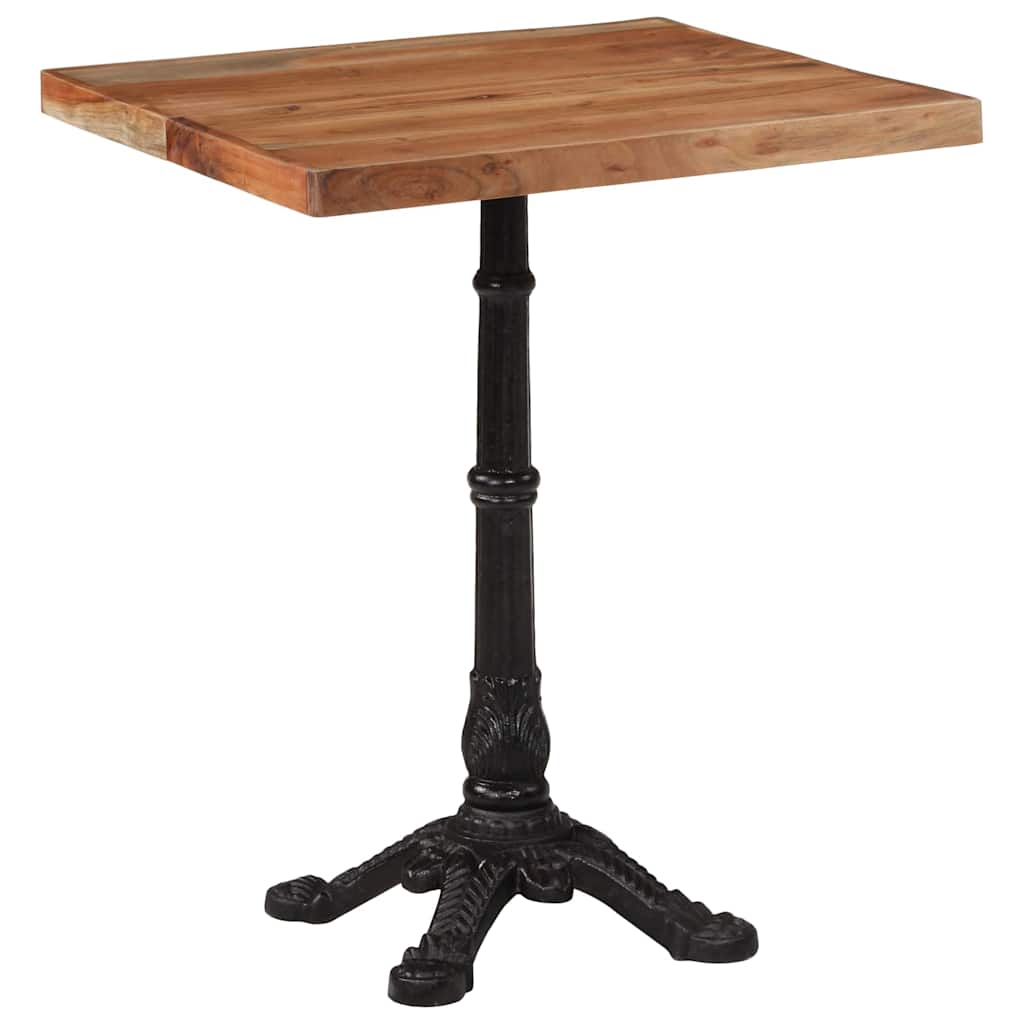 Bistrotafel 60x60x76 cm massief acaciahout is nu te koop bij PeponiXL, paradijselijk wonen!