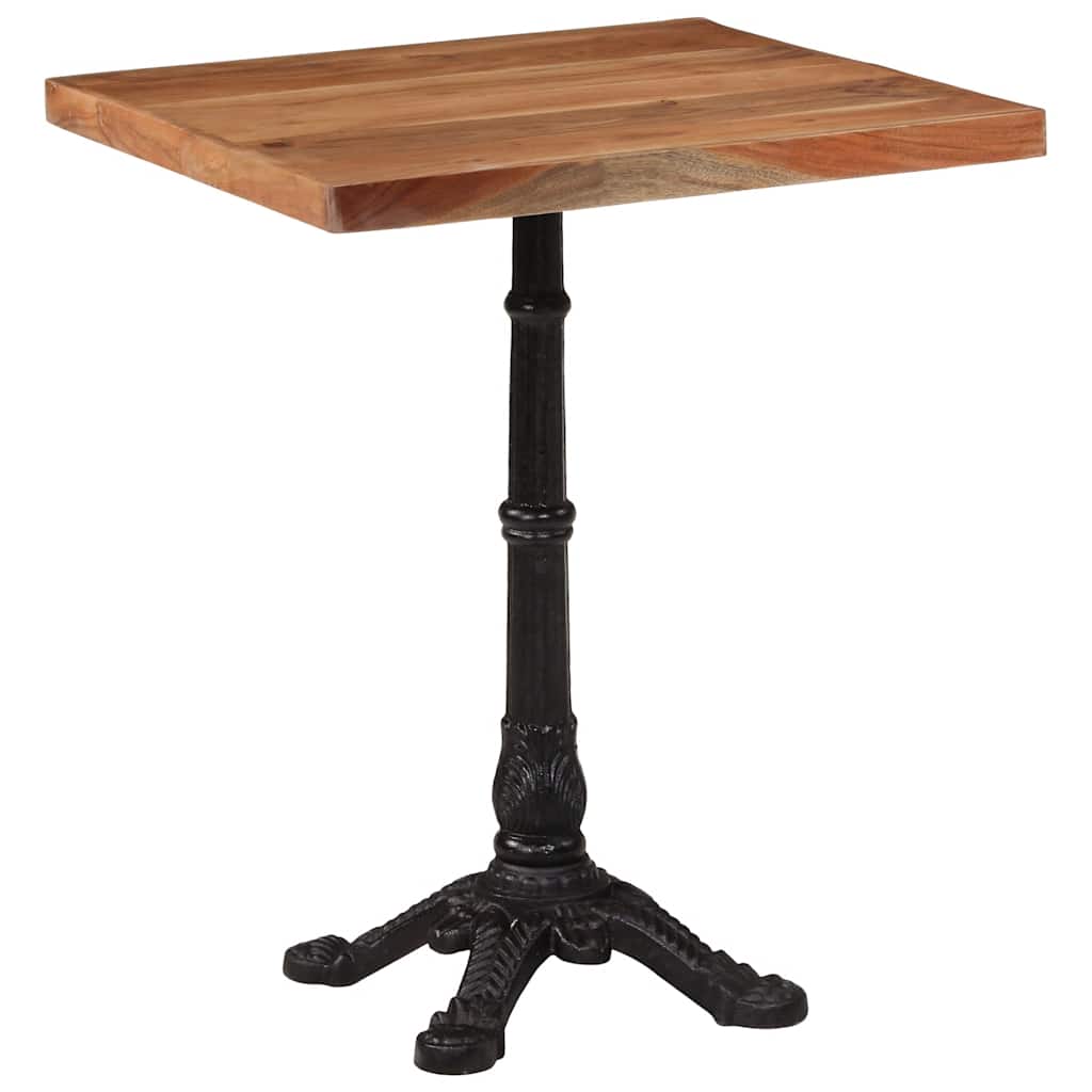 Bistrotafel 60x60x76 cm massief acaciahout is nu te koop bij PeponiXL, paradijselijk wonen!