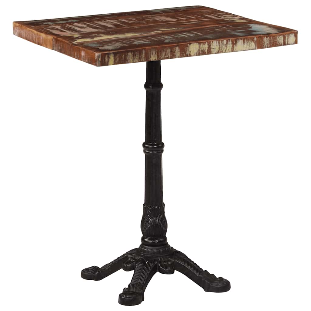 Bistrotafel 60x60x76 cm massief gerecycled hout is nu te koop bij PeponiXL, paradijselijk wonen!